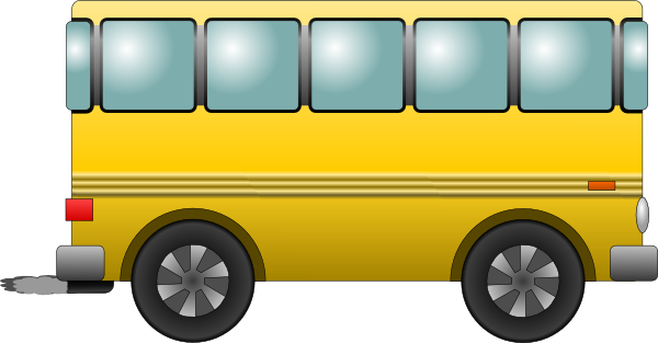 School Bus Animated Png (600x313)