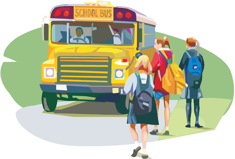 School Bus Graphic - Good Things In School (800x540)