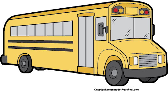 Free School Bus Clipart - School Bus Clipart Free (546x295)
