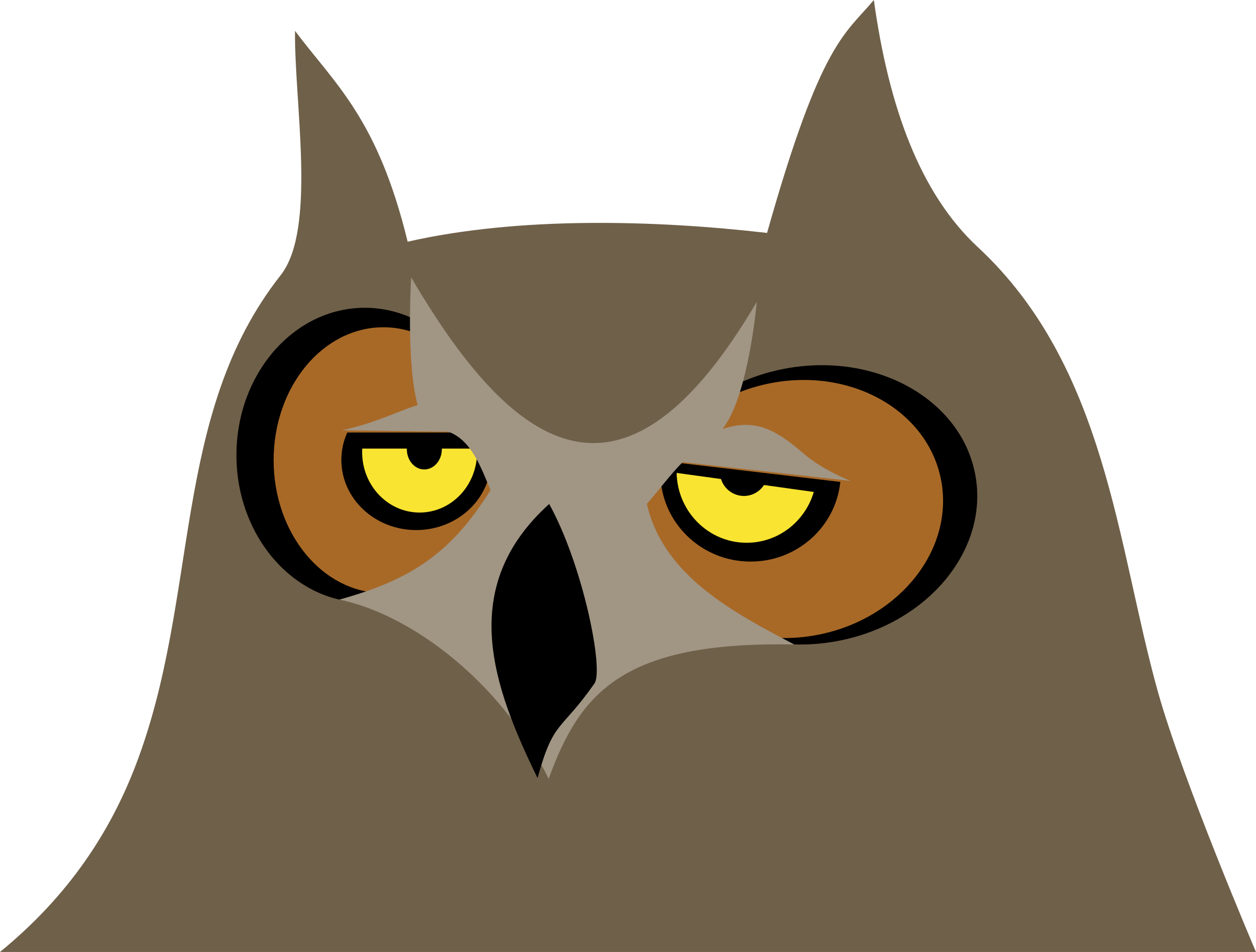 Owl Bored - Bored Owl Clipart (2400x1820)