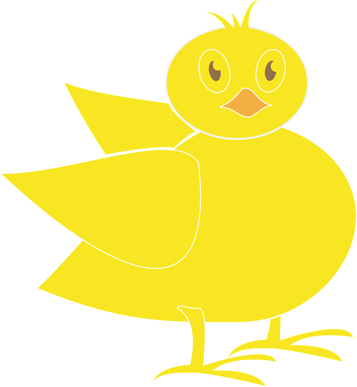 Chick Baby Bird Yellow Farm Png Image - Yellow (1183x1280)