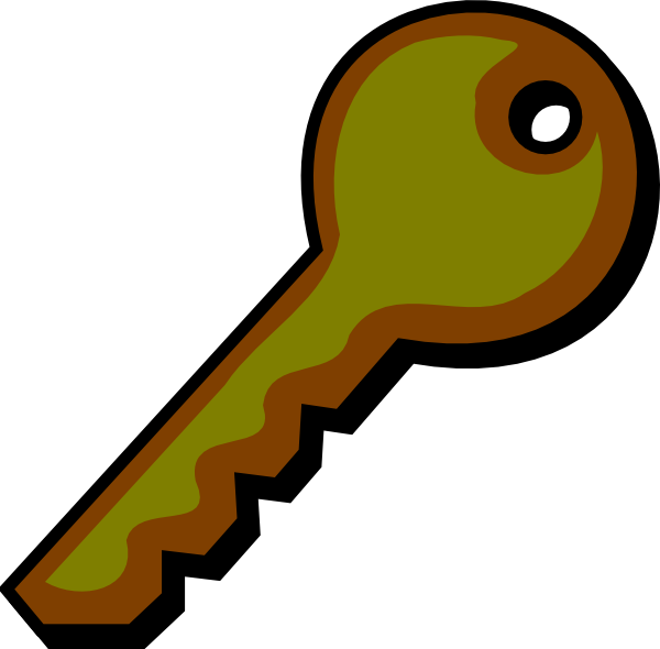 Ugly Key Clip Art - Key Clip Art (600x590)