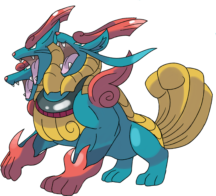 Http - //fc03 - Deviantart - Plus Shi Foo Lion Legendary - Best Fake Mega Evolutions (800x695)