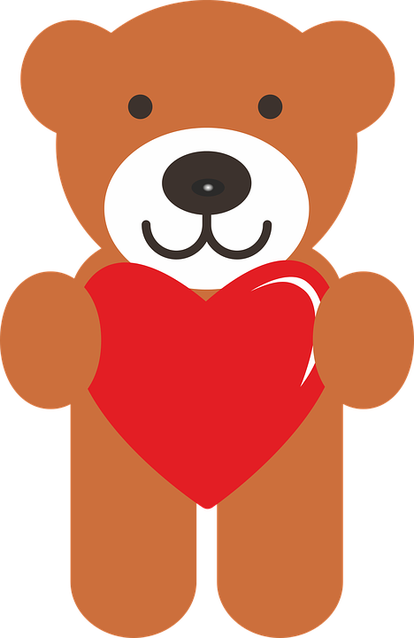 Cute Teddy Bear Cartoon 23, Buy Clip Art - Valentine Bear Cartoon (468x720)