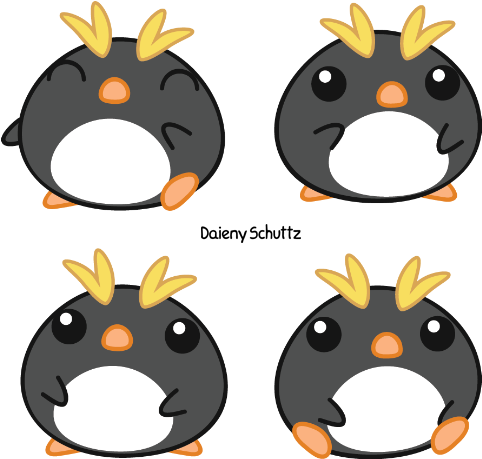 Little Macaroni Penguin By Daieny - Macaroni Penguin (529x500)