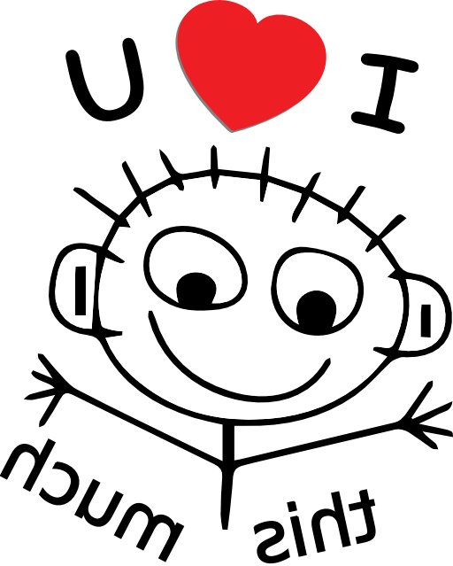 I Love You Clipart - Heart (512x639)