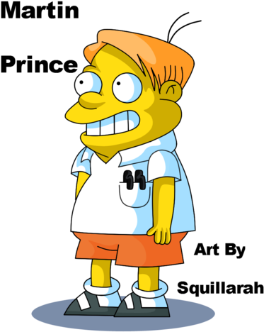 Martin Prince By Skunkynoid - The Simpsons (400x510)