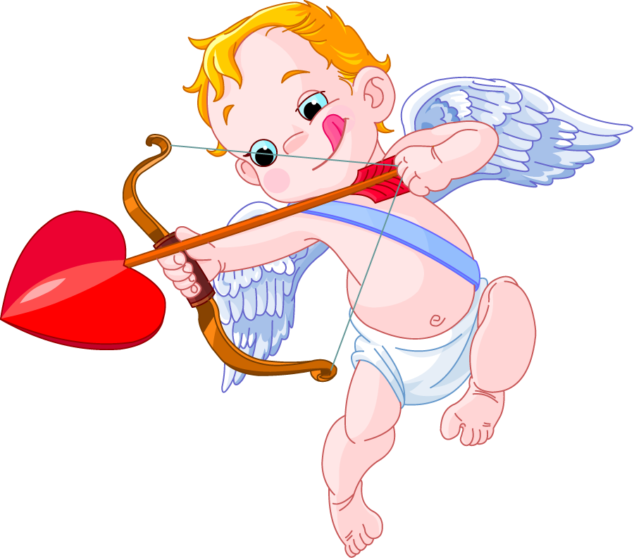 Cupid Valentines Day Clip Art - Cupid Valentines Day Clip Art (900x792)