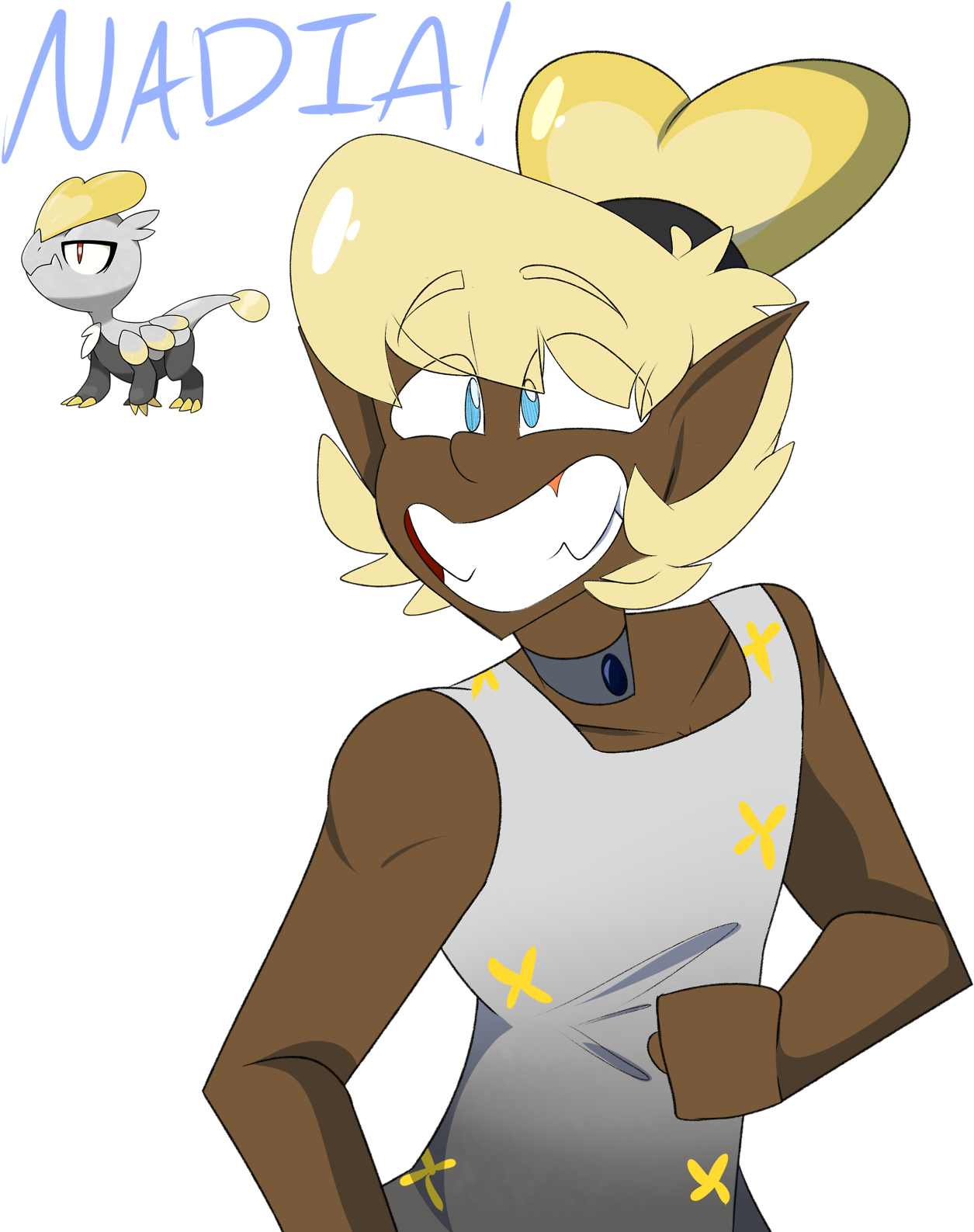 Jangmo Jangmo O Pokemon Gijinka Pokemon Human Monster - Art (1280x1602)