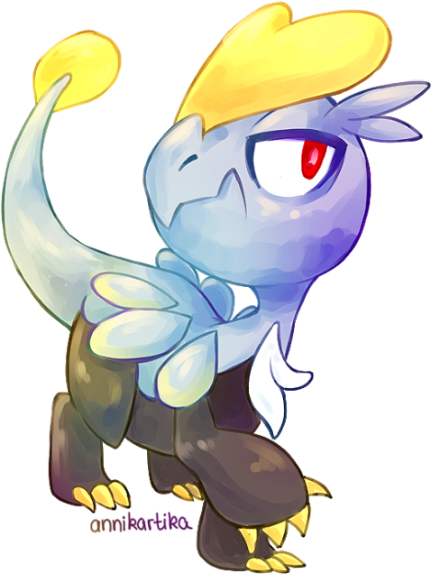 Jangmo-o From Pokémon Sun And Moon - Cartoon (500x654)