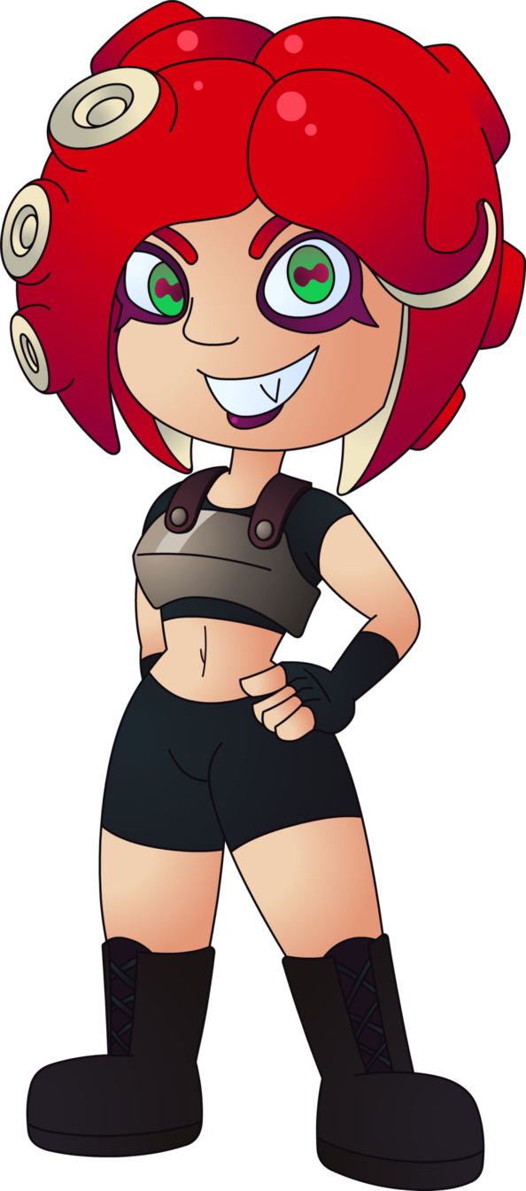 Octoling Girl By Doctor-g - Jan Garavaglia (594x1344)