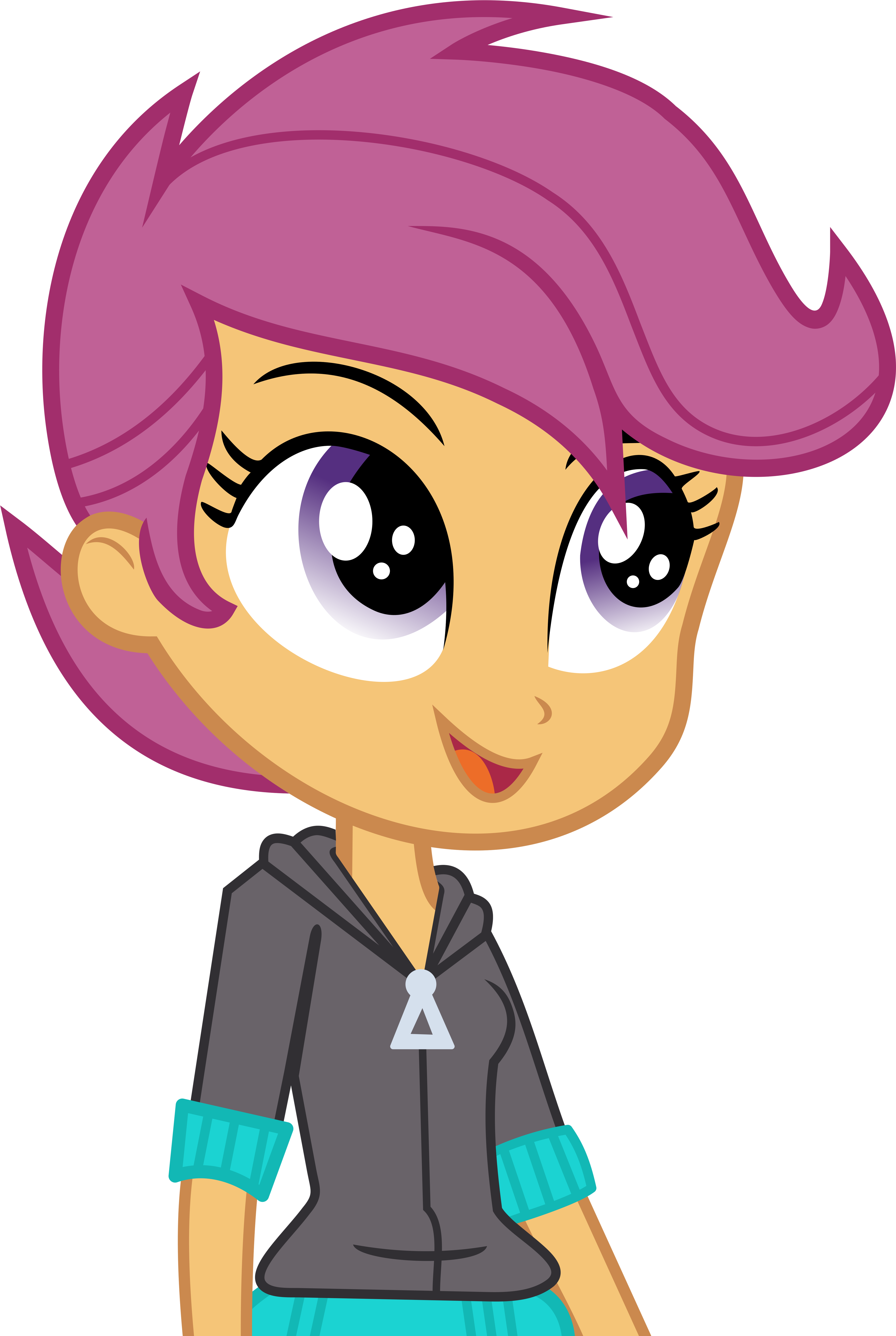 Mlp Eqg 3 Scootaloo Vector By Luckreza8 - Scootaloo Equestria Girl Png (4738x7637)