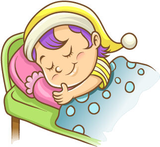Sleep Cartoon Child - Sleeping Girl Cartoon (510x505)