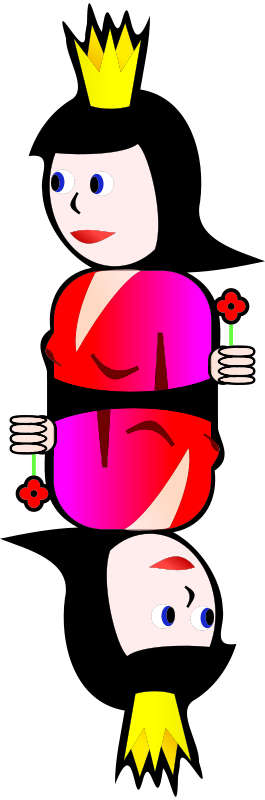 Get Notified Of Exclusive Freebies - Queen Clip Art (265x800)