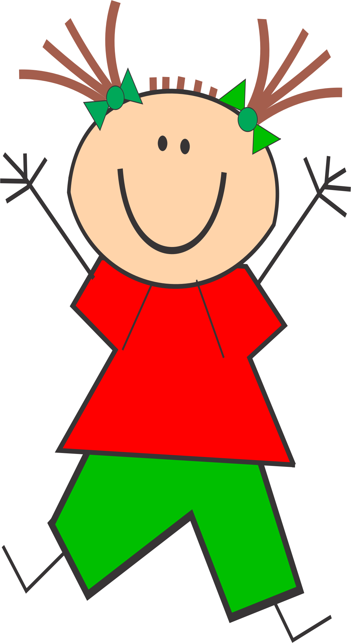 Big Image - Funny Cartoon Girl (1140x2088)