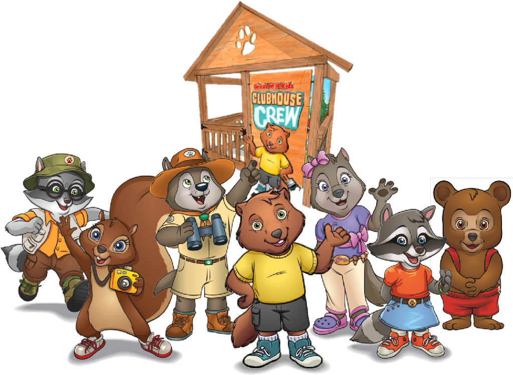 Great Wolf Lodge Clubhouse Crew - Great Wolf Lodge Characters (1024x789)