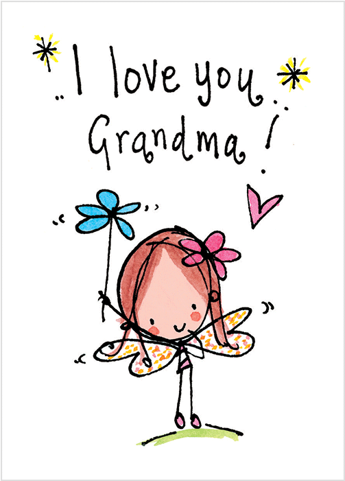 I Love You Grandma - Juicy Lucy Design (700x700)