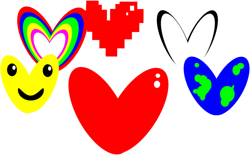 Hearts Svg Clip Arts 600 X 373 Px - Vector Graphics (1208x750)