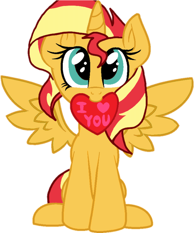 I Love You By Fireheartmm - Sunset Shimmer I Love You (693x747)