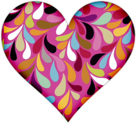 Hearts Clipart Colorful - Colorful Heart Clipart (512x512)