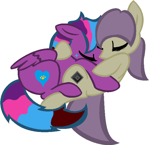 Two Hearts Intertwined By Shadowrosa6 - Cartoon (633x620)