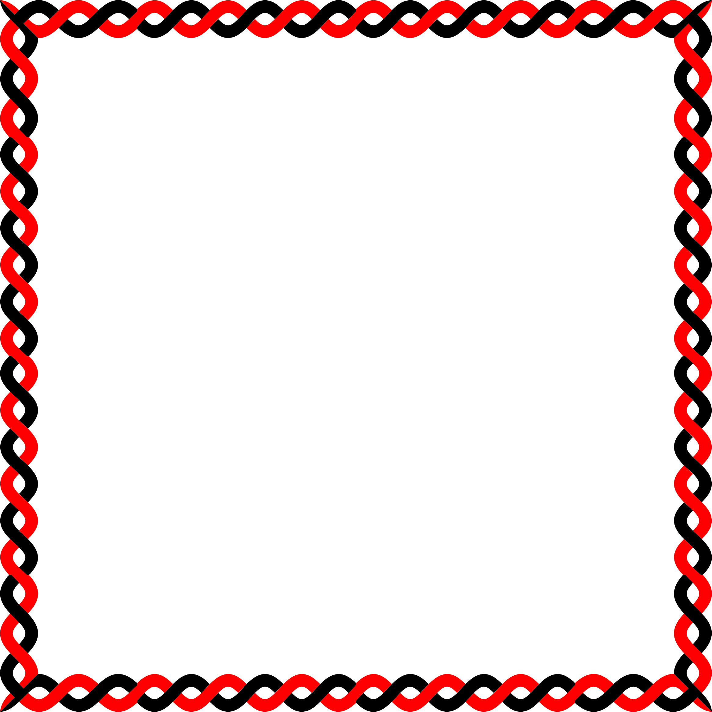 Intertwined Square - Circle (2332x2332)