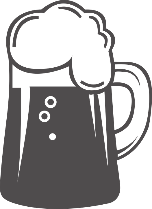 Beer Scalable Vector Graphics Autocad Dxf Clip Art - Beer Scalable Vector Graphics Autocad Dxf Clip Art (526x720)