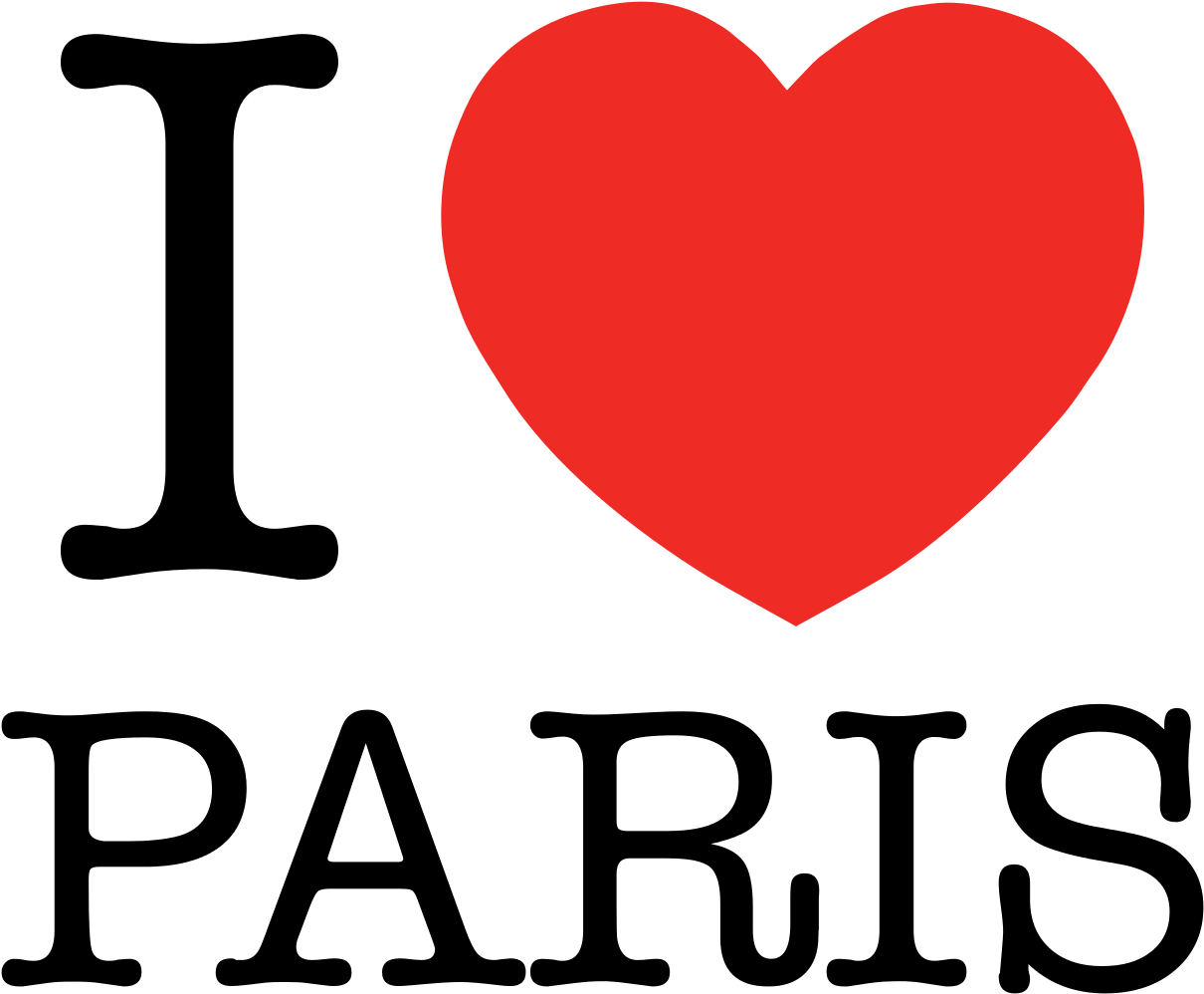 I Love Paris - Love Paris Vector Png (2000x1667)
