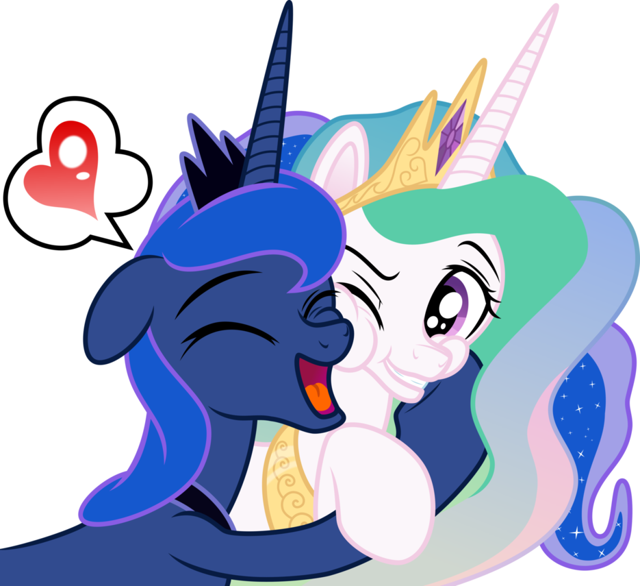 I Love You, Sister By Mactavish1996 - Celestia And Luna Love (935x855)