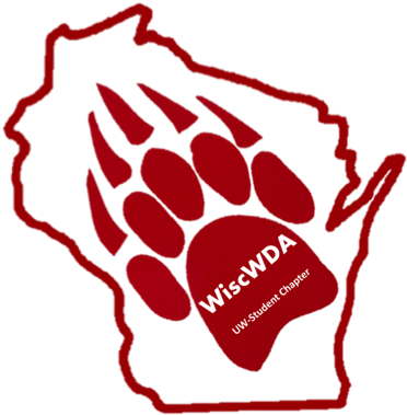 Wisconsin Student Chapter Of The Wildlife Disease Association - Wisconsin Outline (383x382)