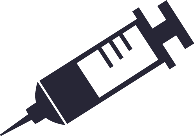 Syringe The Noun Project Scalable Vector Graphics Icon - Cartoon Syringe Transparent (658x464)