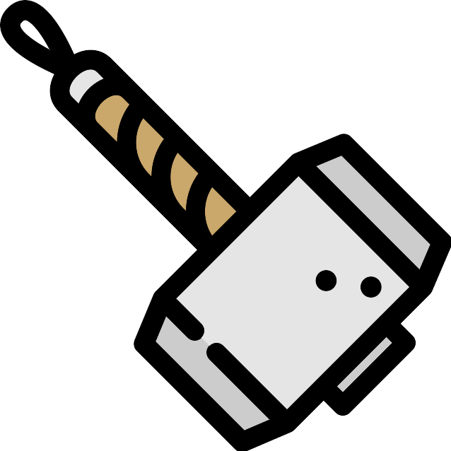 Thor Mjolnir Scalable Vector Graphics Icon - Mjolnir Icon (638x638)