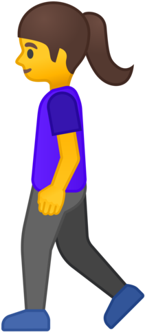 Google - Girl Walking Emoji (512x512)