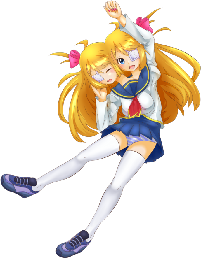 Two Headed Chuunibyou Schoolgirl By Jim830928 - August 9 (823x970)