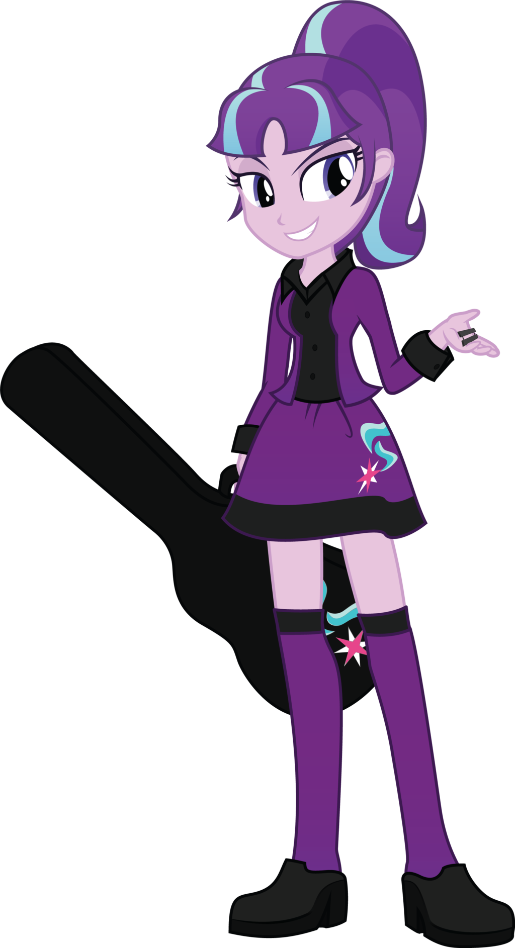 Two Friends Walking In The Sunset Equestria Girls - Starlight Glimmer Equestria Girl (1024x1886)