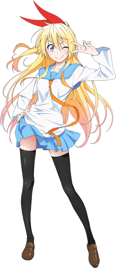 Chitoge Kirisaki And Ichigo Hoshimiya (455x1036)
