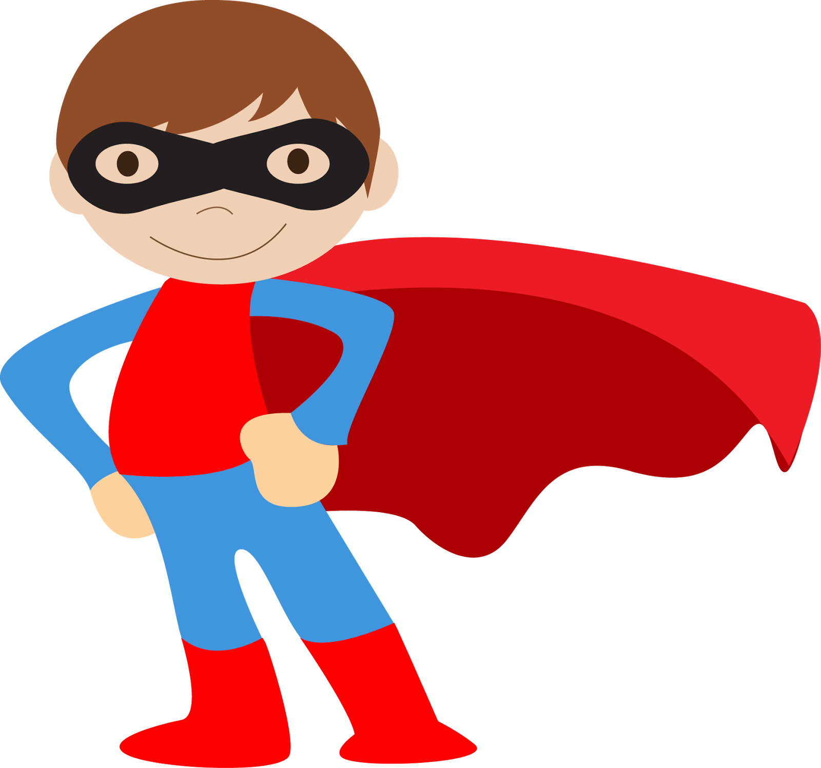 Kids Dressed As Superheroes Clipart - Kid Superhero Clipart (1600x1498)