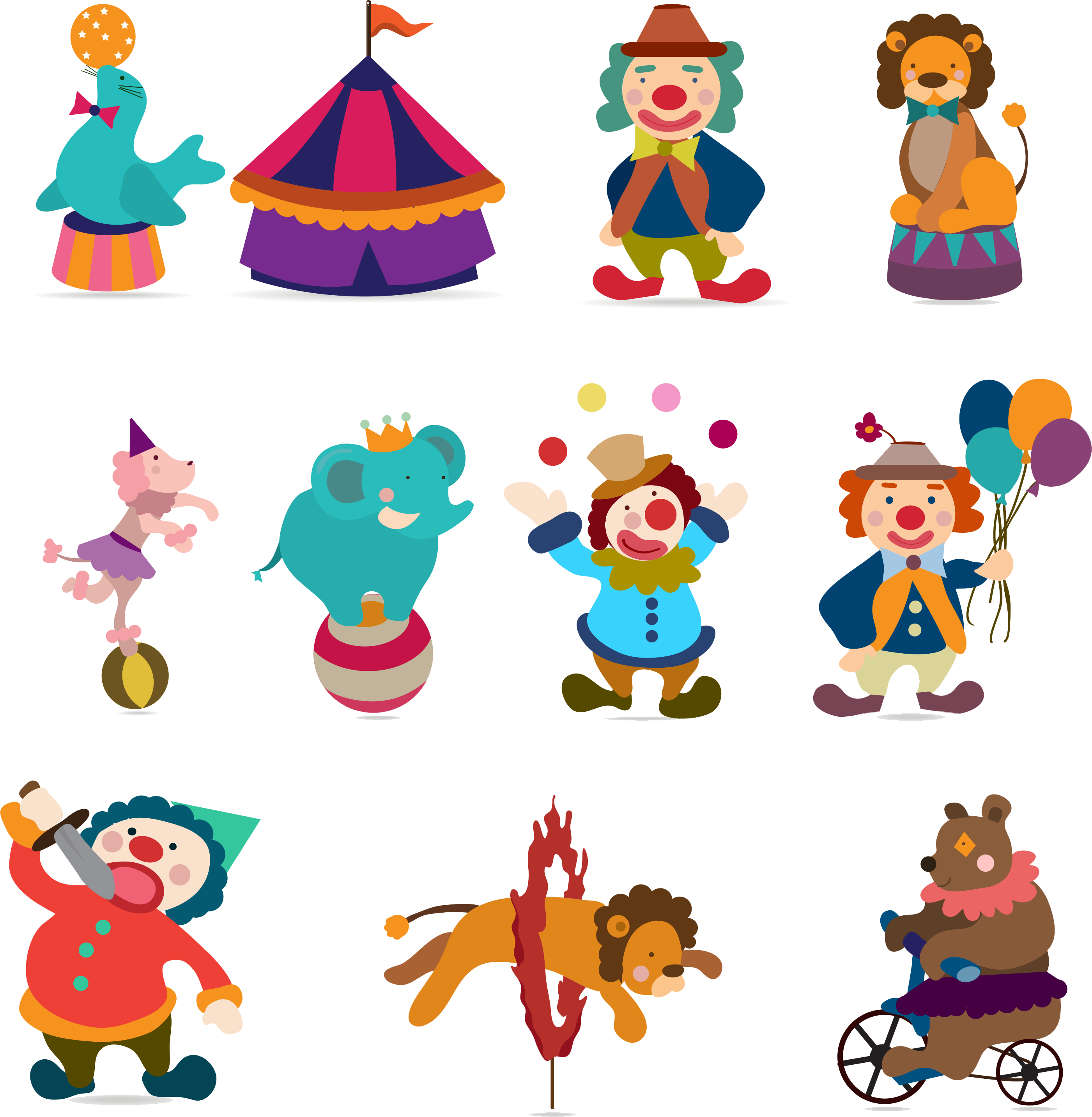 Circus Clip Art - Circus Clip Art (2801x2864)