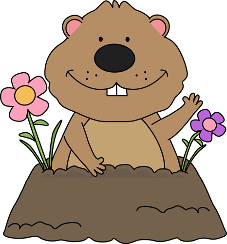Groundhog Day Clip Art Groundhog Day Clip Art Groundhog - Clip Art Groundhog Day (466x500)