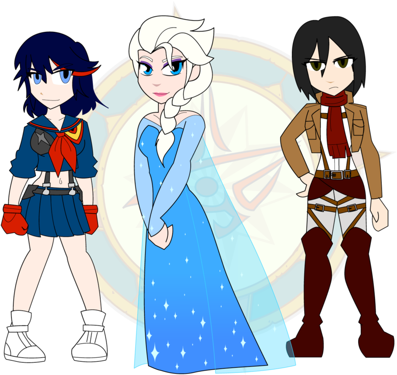 Schoolgirl, Queen And Scout By Dragon-fangx - Comics (1024x791)