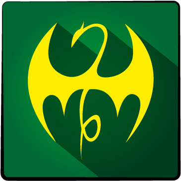 Hero, Ironfist, Super Icon - Marvel Jessica Jones Symbol (400x400)