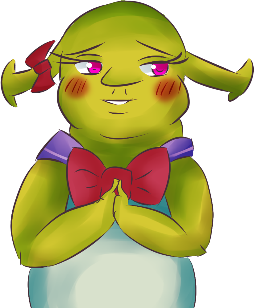 Youtube Anime Shrek Film Series Drawing - Shrek Anime Girl (1024x1047)