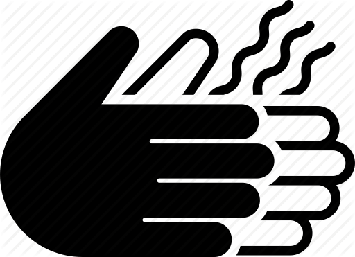Com Icons And Vector Graphics - Dry Hands Icon (512x371)