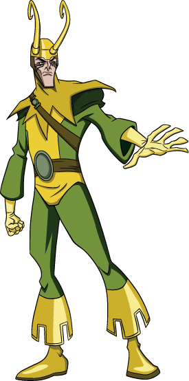 Thor Clipart Avengers Earth's Mightiest Heroes - Avengers Earth's Mightiest Heroes Loki (275x554)