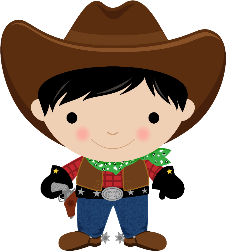 Say Hello - Cowgirl Clip Art (900x900)