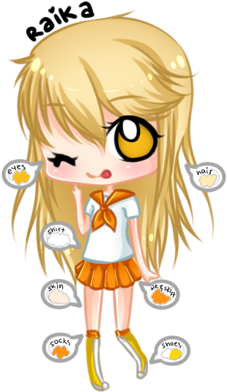 Raika Chibi School Uniform Ref Bunny Jelli On Deviantart - Draw Chibi School Uniform (395x593)