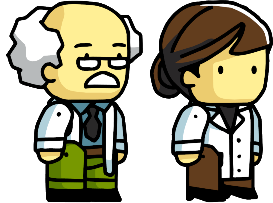 Scientist - Scribblenauts Wiki - Scientist Png (961x719)