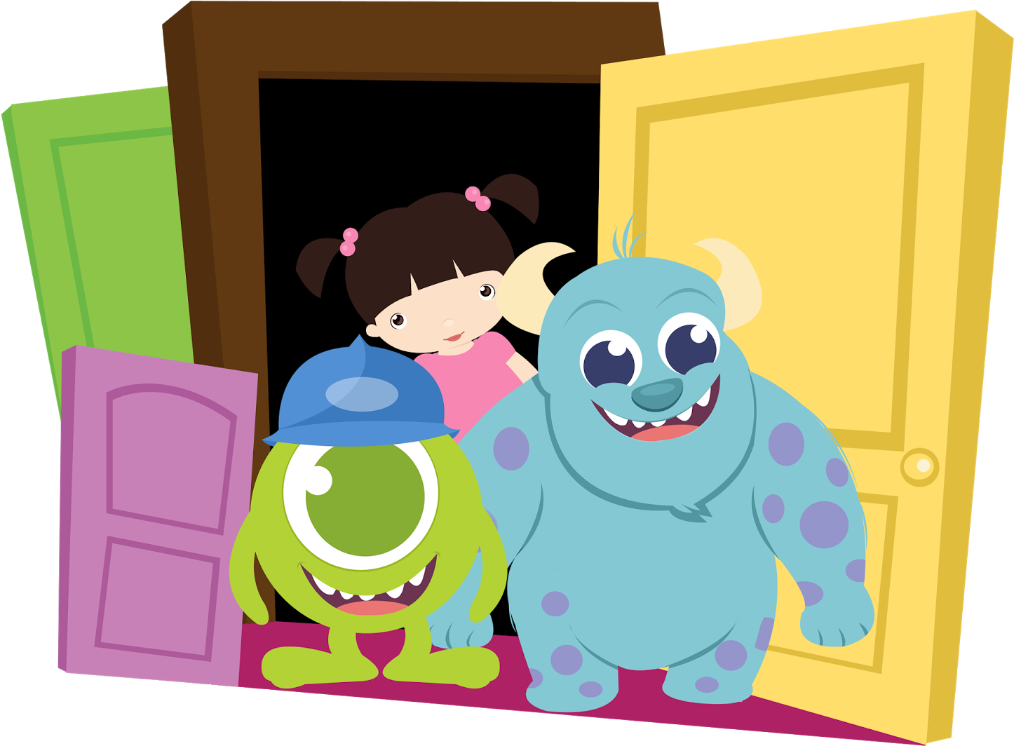Babies Clip Art - Monster Inc Baby Png (1600x1600)