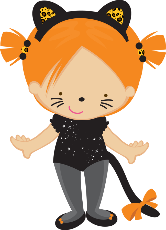 Say Hello - Halloween Kids Minus Png (649x900)