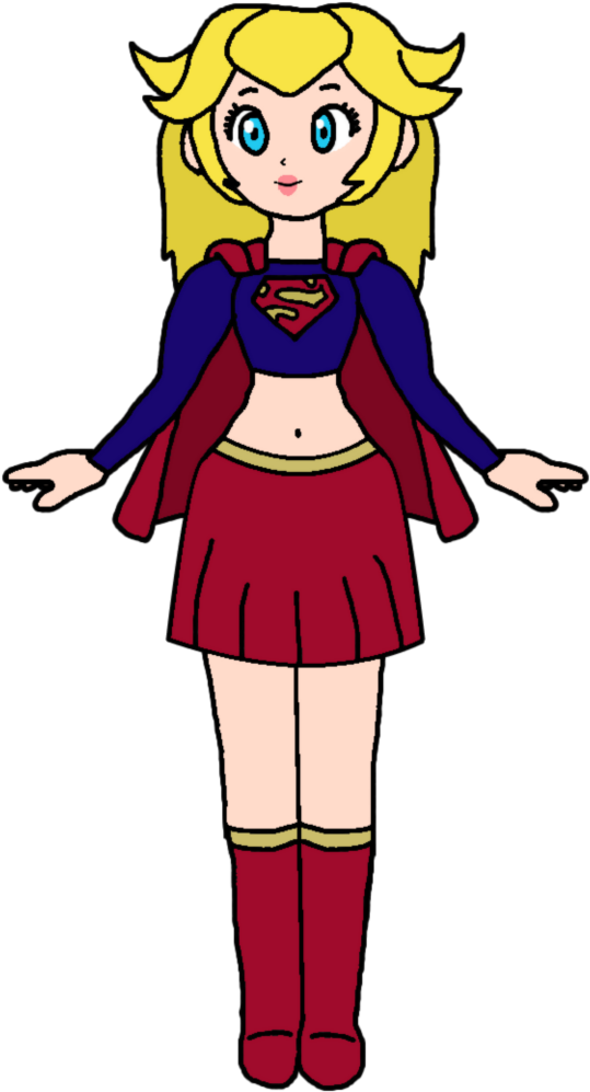 Peach - Supergirl - Princess Peach Supergirl (720x1109)